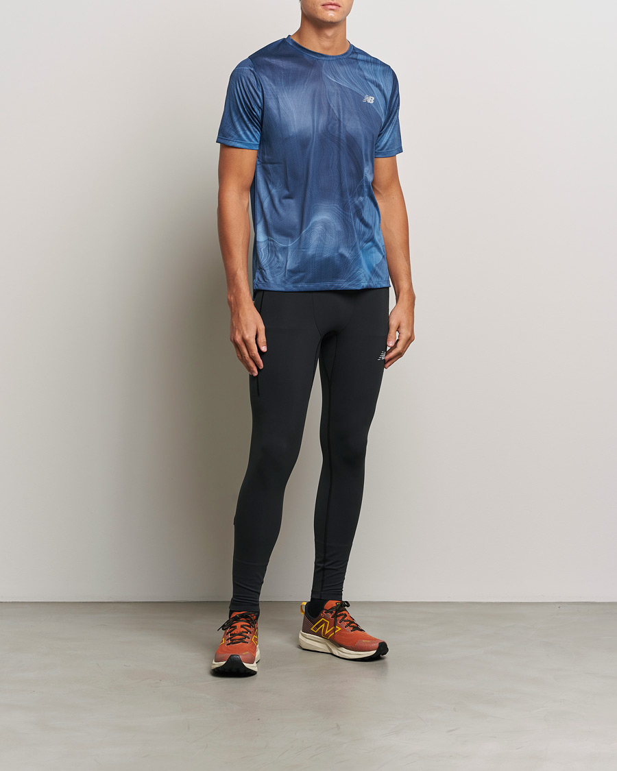 Uomini | Pantaloni | New Balance Running | Sleek Pocket Tights Black