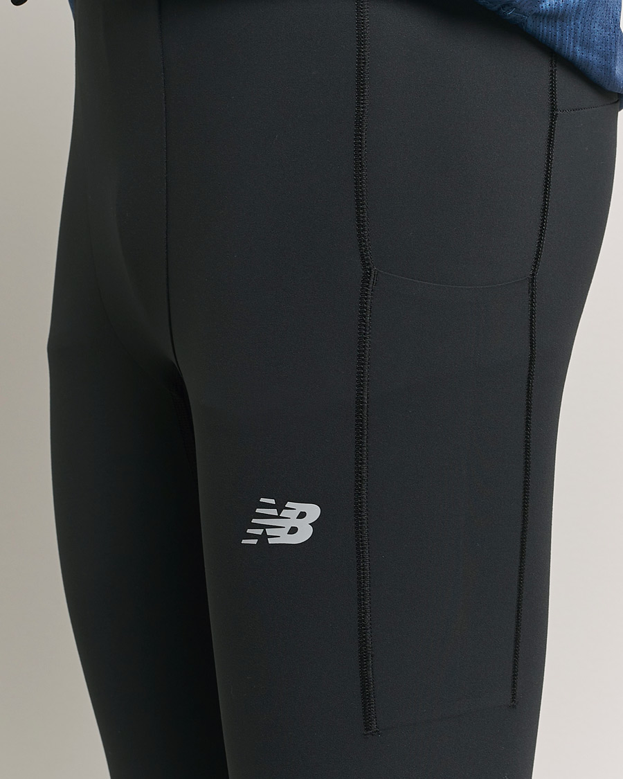 Uomini | Pantaloni | New Balance Running | Sleek Pocket Tights Black