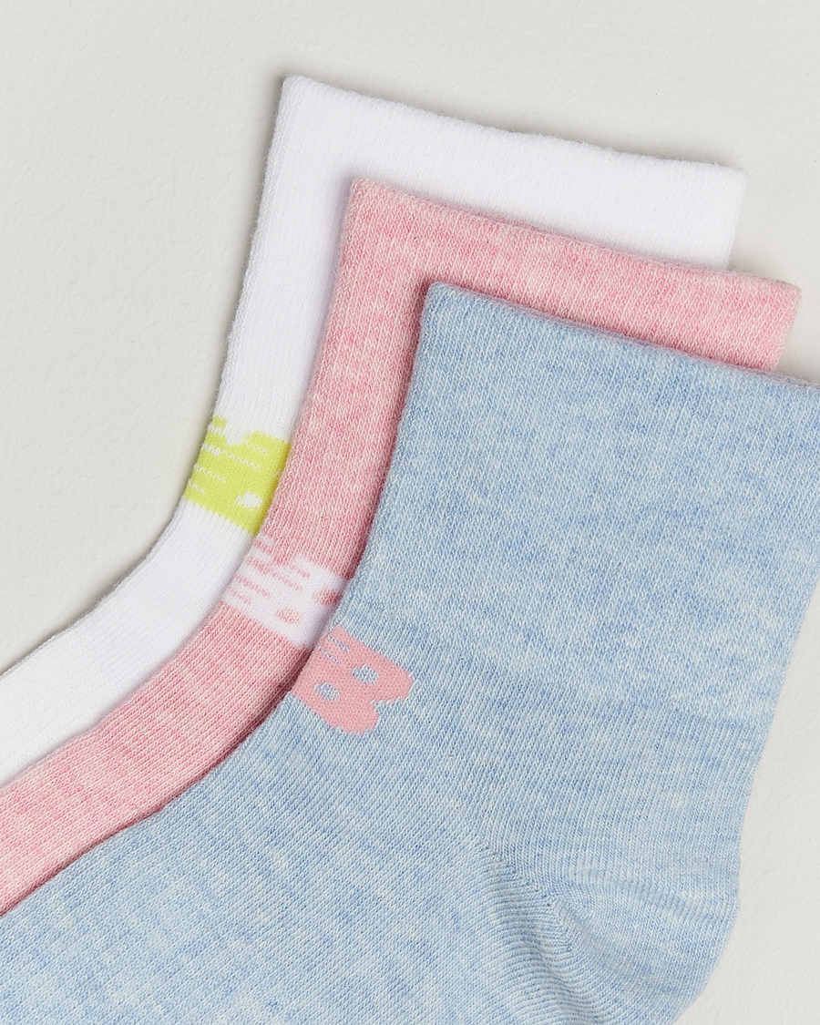 Uomini | New Balance Running 3-Pack Performance Cotton Socks Multi | New Balance Running | 3-Pack Performance Cotton Socks Multi