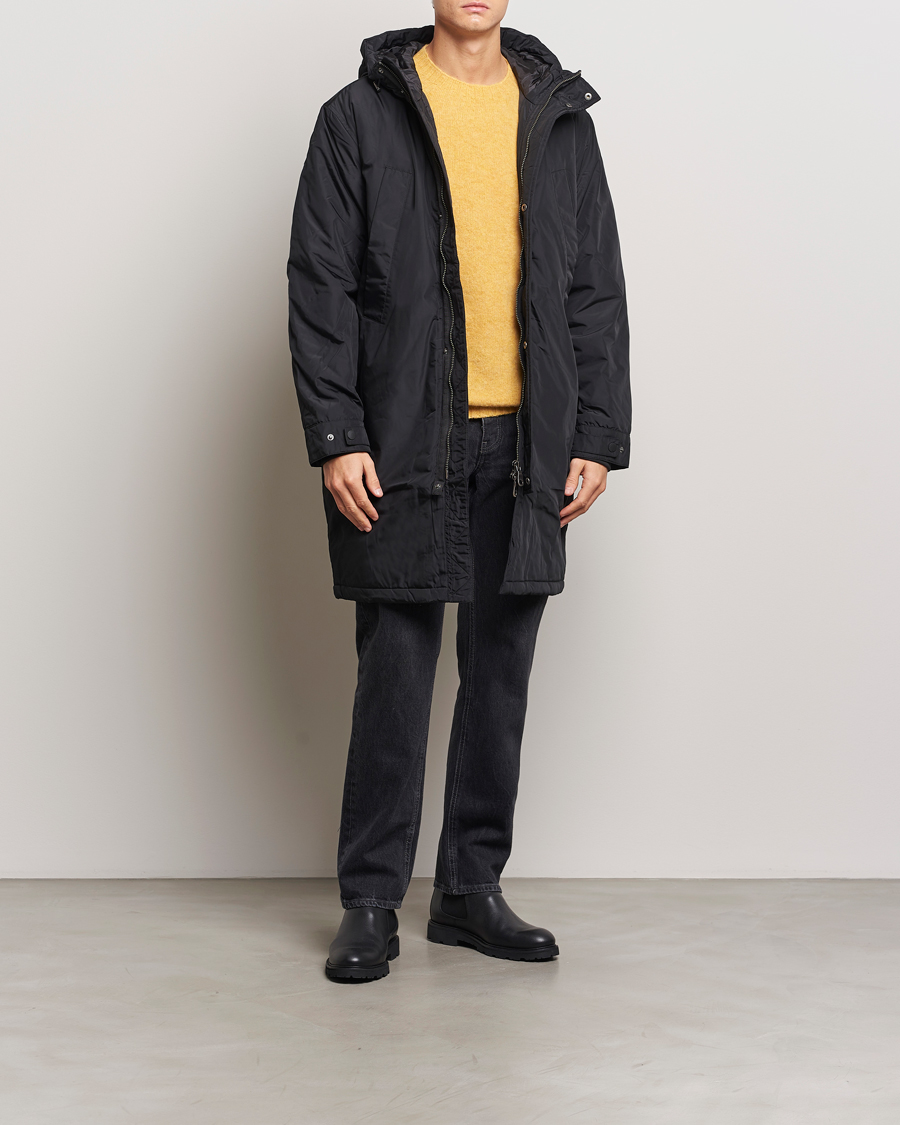 Uomini | Giacche | Lyle & Scott | Longline Parka Jet Black