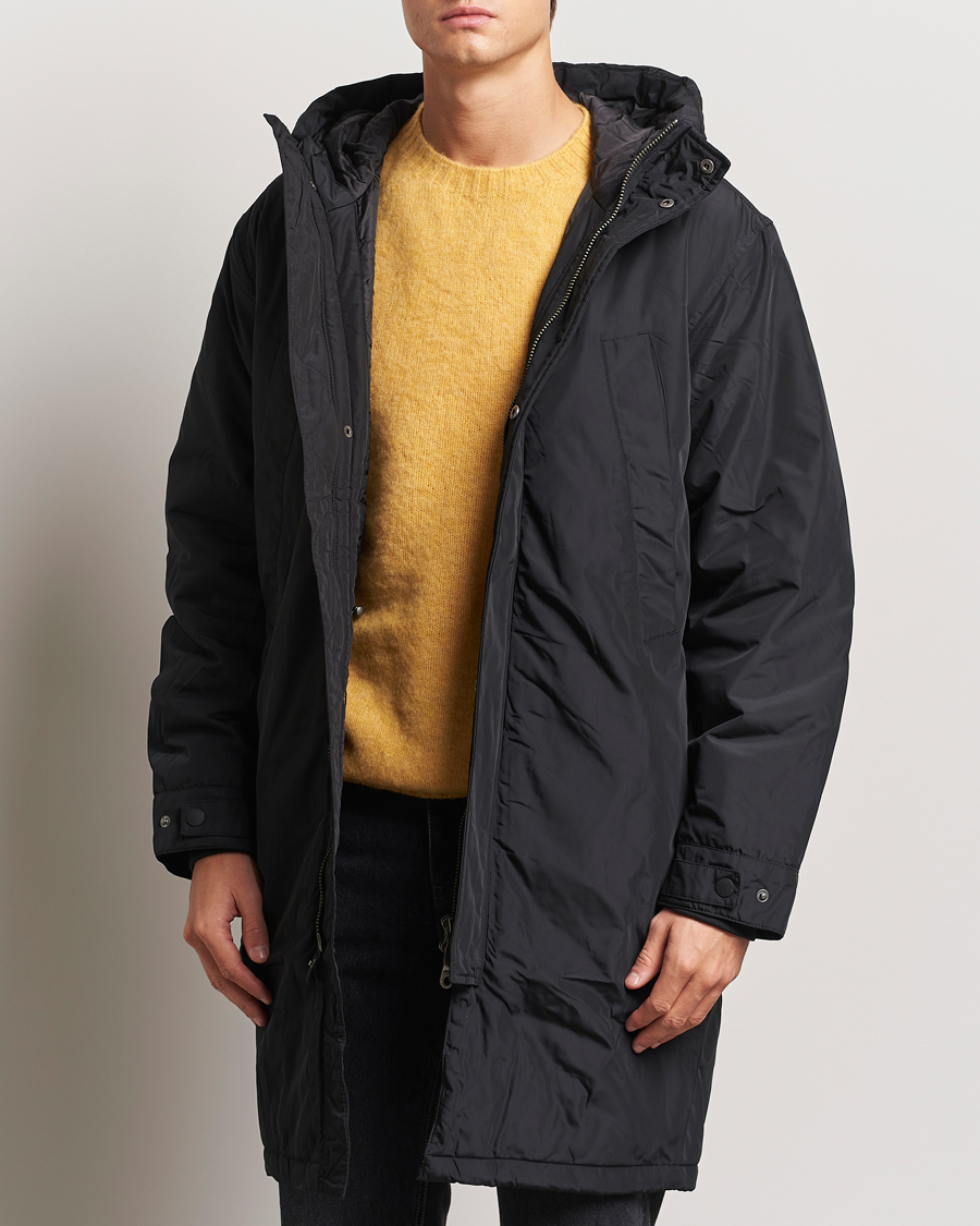Uomini | Giacche | Lyle & Scott | Longline Parka Jet Black