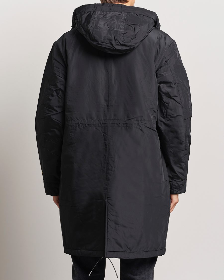 Uomini | Giacche | Lyle & Scott | Longline Parka Jet Black