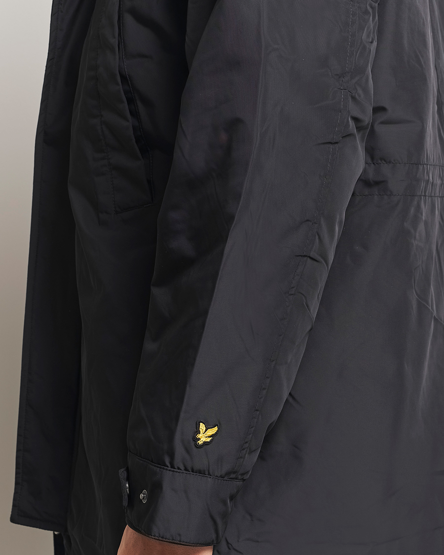 Uomini | Giacche | Lyle & Scott | Longline Parka Jet Black