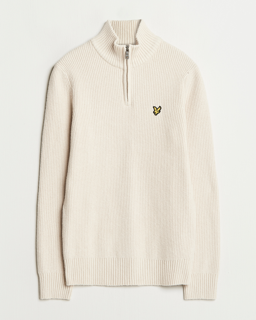 Uomini | Maglieria | Lyle & Scott | Shaker Stitch Half Zip Cove