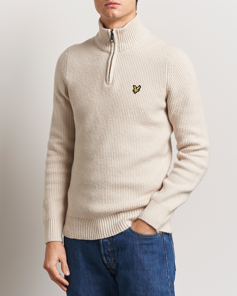 Uomini | Maglieria | Lyle & Scott | Shaker Stitch Half Zip Cove