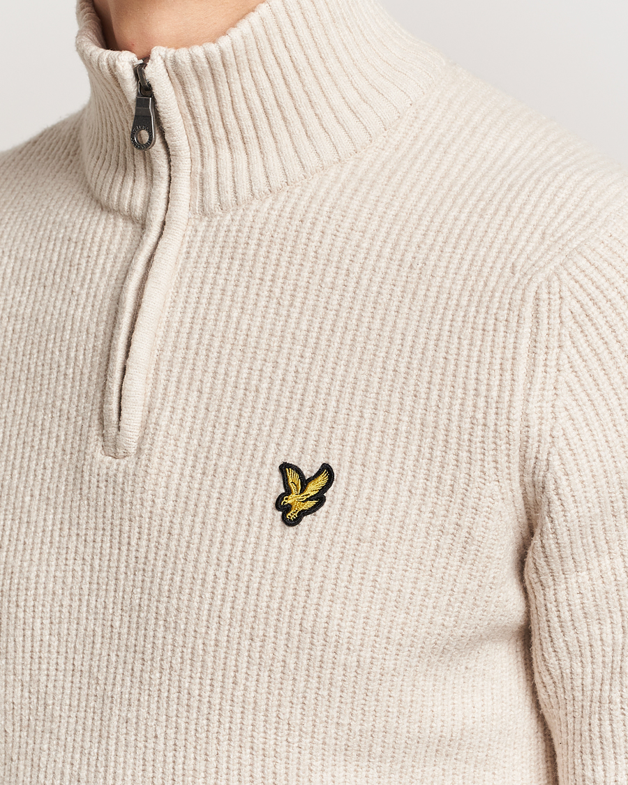 Uomini | Maglieria | Lyle & Scott | Shaker Stitch Half Zip Cove