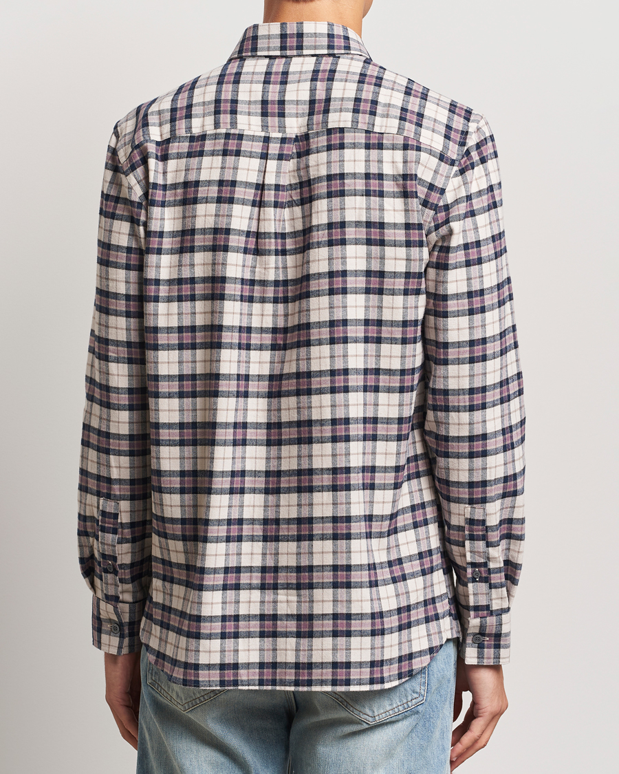 Uomini | Camicie | Lyle & Scott | Checked Flannel Shirt Dark Navy
