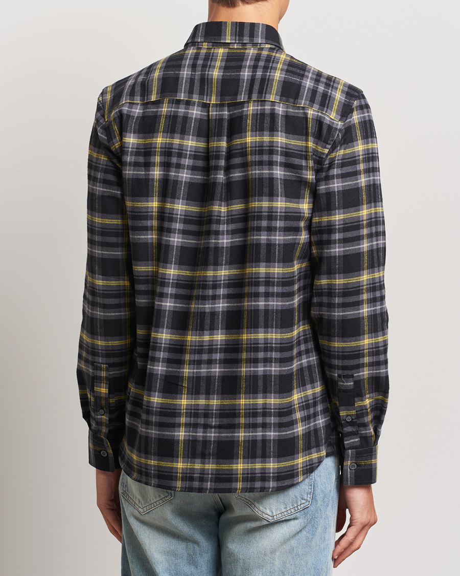 Uomini | Camicie | Lyle & Scott | Checked Flannel Shirt Jet Black