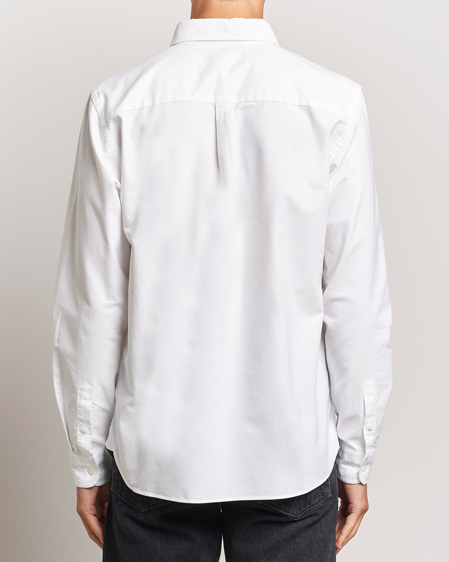 Uomini | Camicie | Lyle & Scott | Tonal Eagle Plain Oxford Shirt White