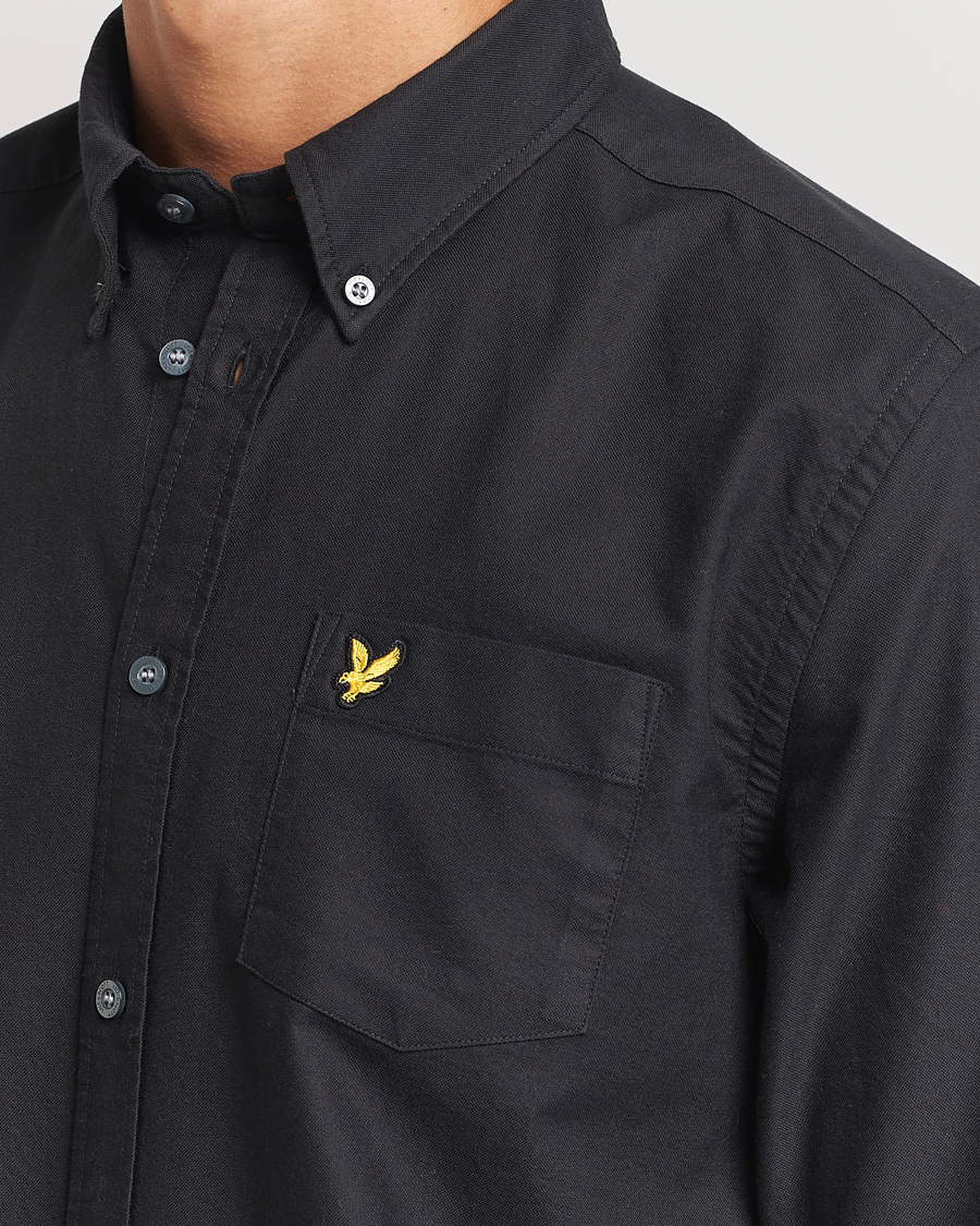 Uomini | Camicie | Lyle & Scott | Lightweight Oxford Shirt Jet Black