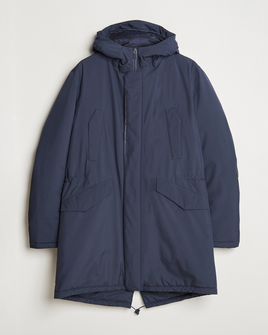 Uomini | Giacche | Herno | Laminar Fishtail Parka Navy