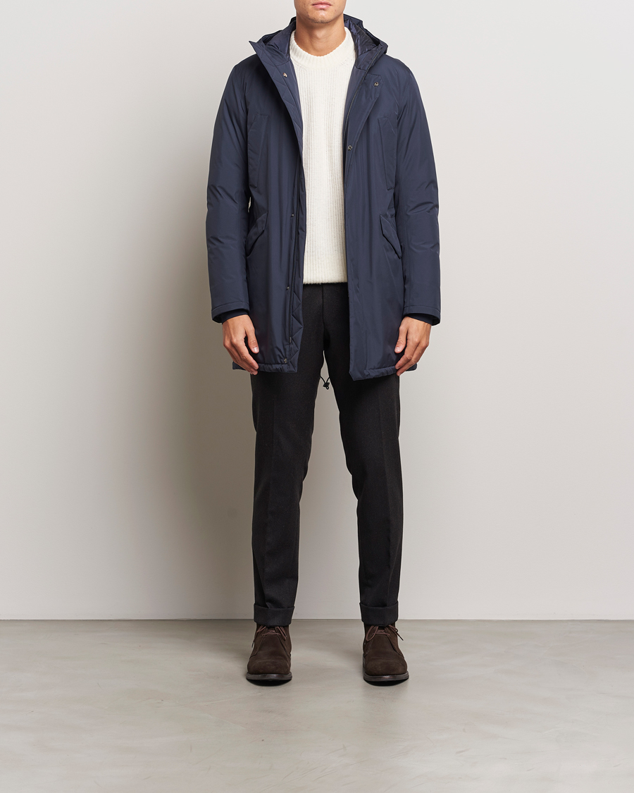 Uomini | Giacche | Herno | Laminar Fishtail Parka Navy