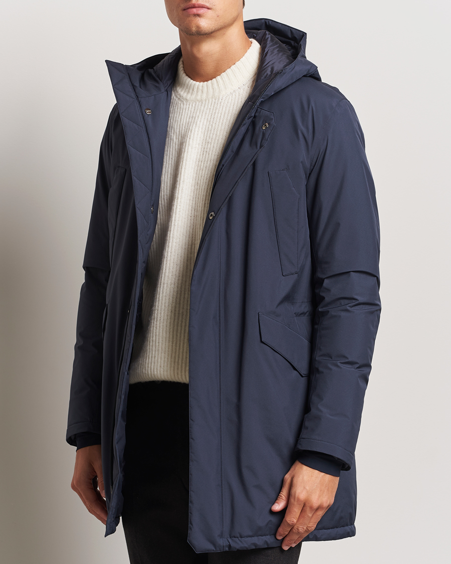 Uomini | Giacche | Herno | Laminar Fishtail Parka Navy