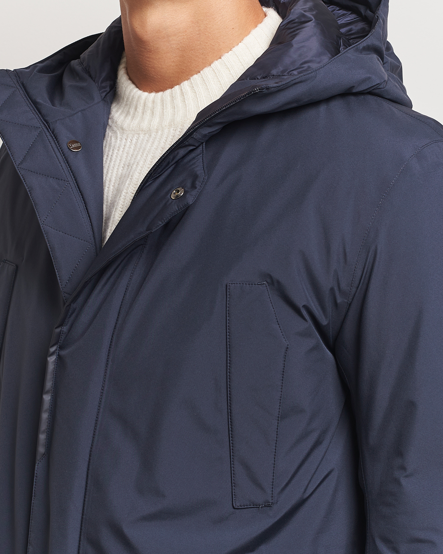 Uomini | Giacche | Herno | Laminar Fishtail Parka Navy