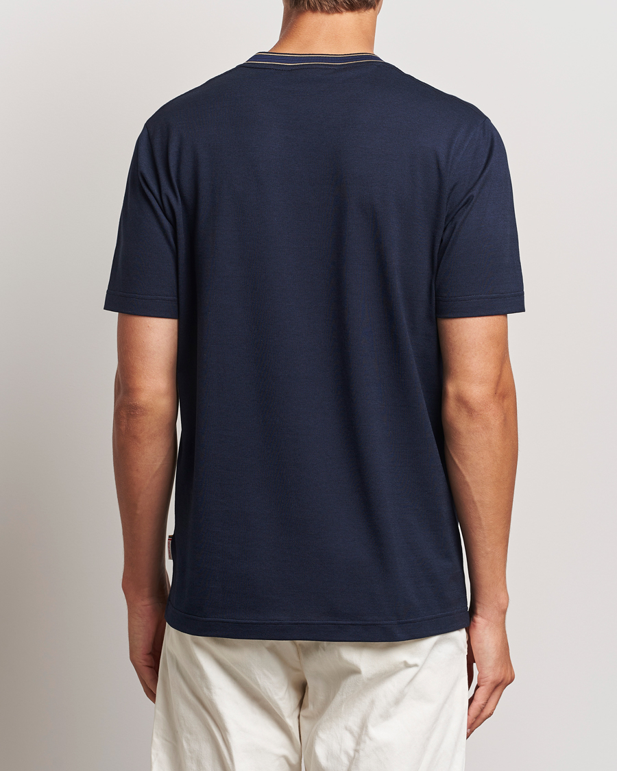 Uomini | T-shirt | Orlebar Brown | OB Standard Ribbon Tipping T-Shirt Night Iris