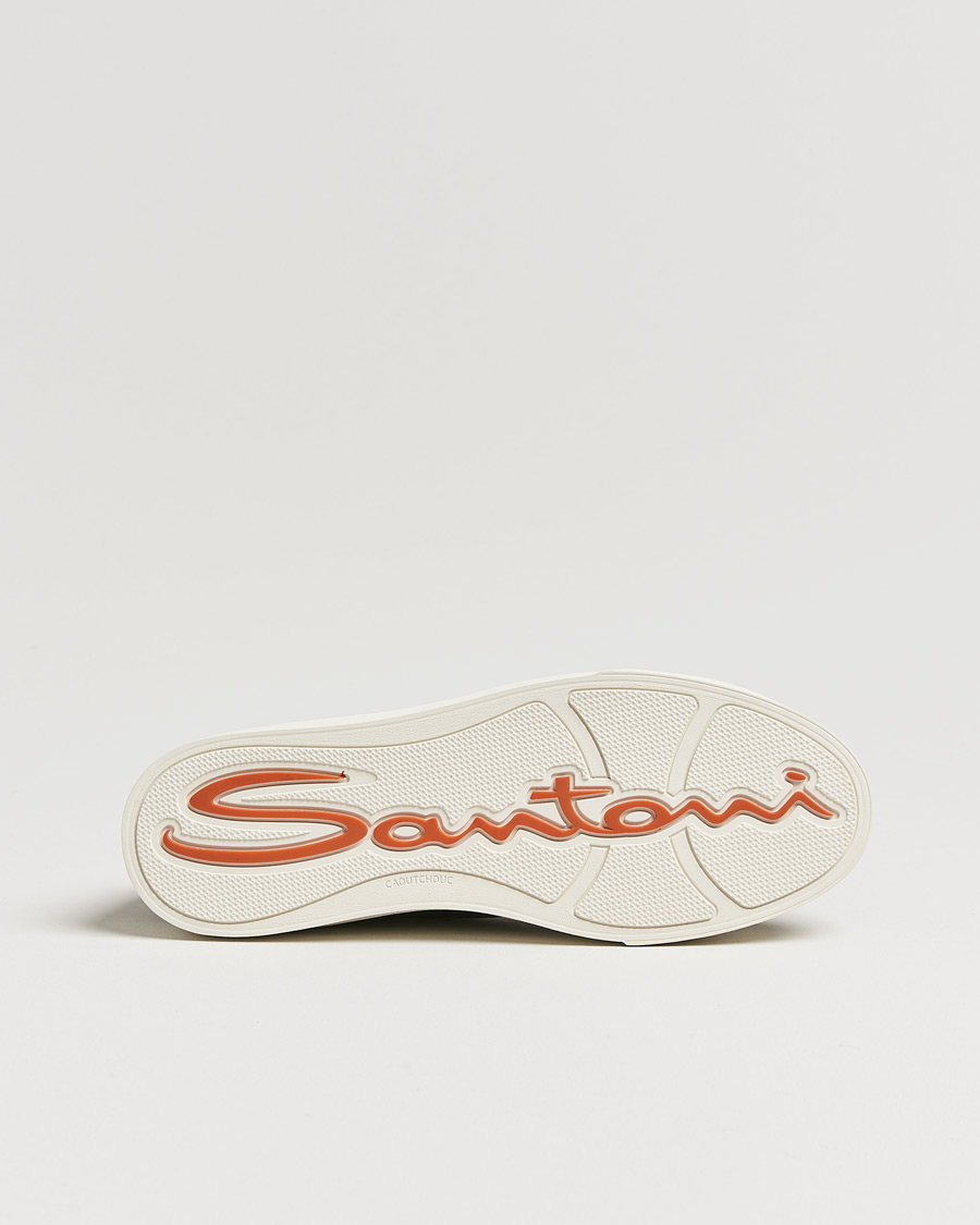 Uomini | Santoni Double Buckle Sneakers Dark Brown Grain | Santoni | Double Buckle Sneakers Dark Brown Grain