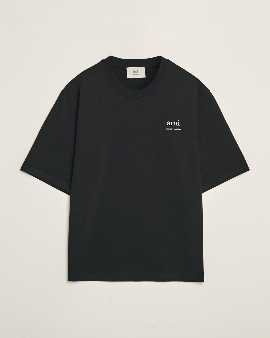 Uomini | T-shirt | AMI | Logo T-Shirt Black