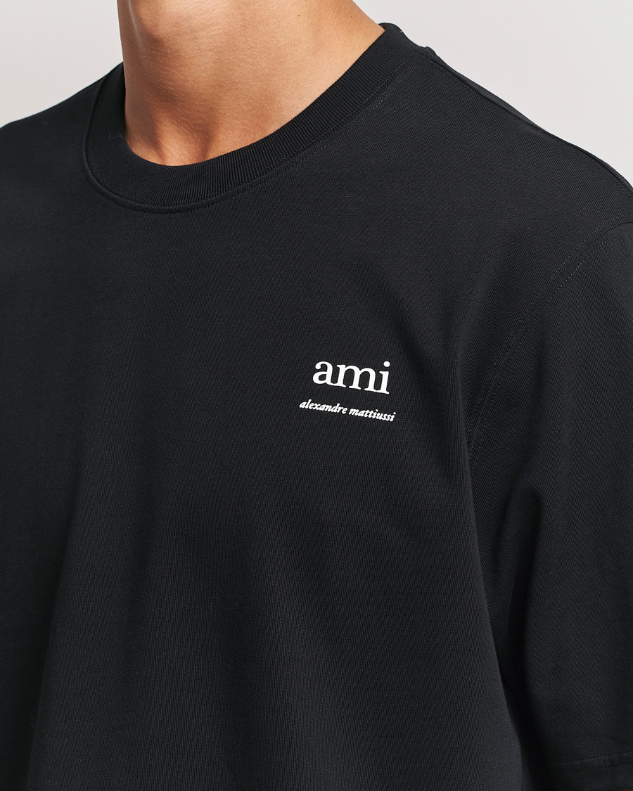 Uomini | T-shirt | AMI | Logo T-Shirt Black