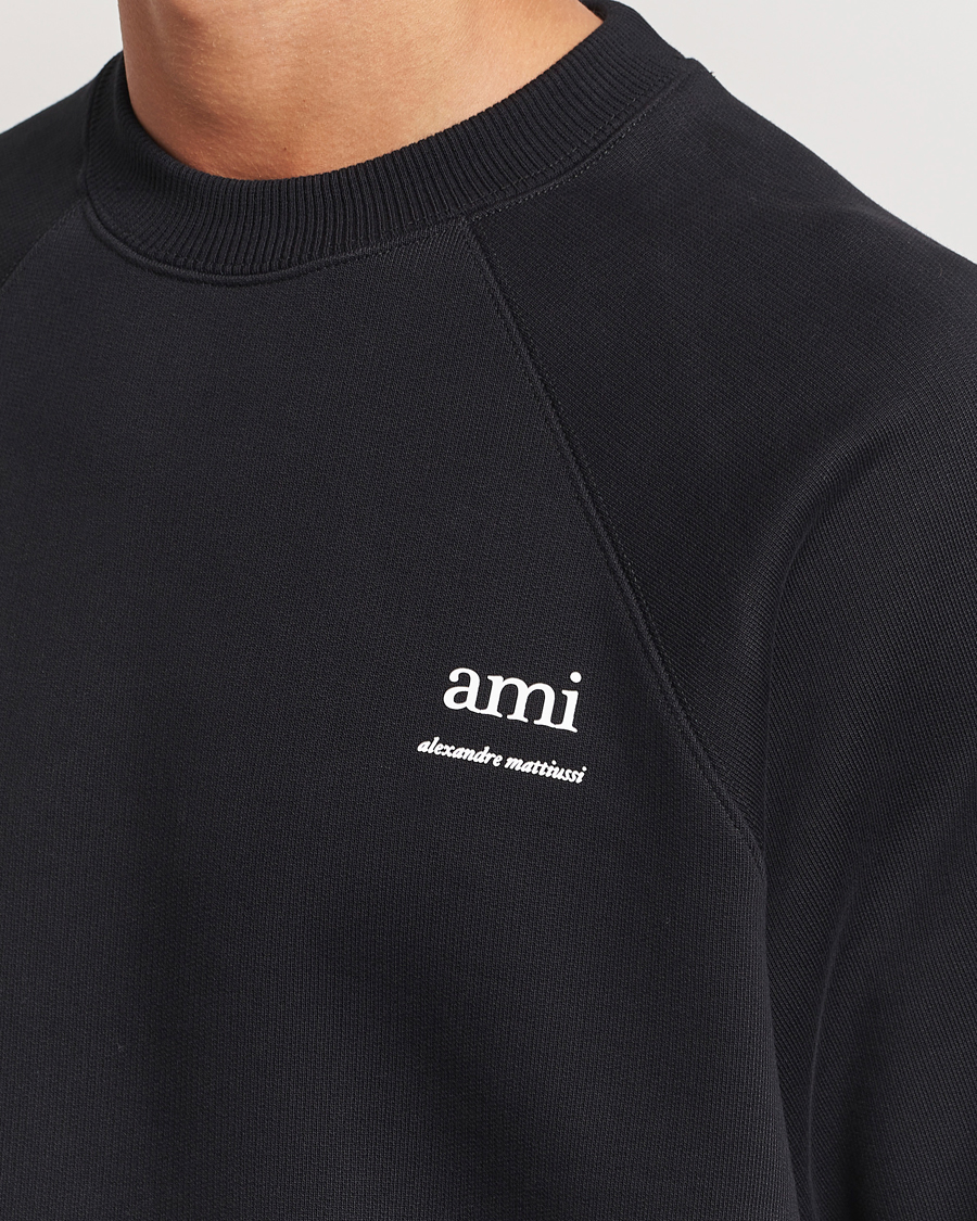 Uomini | Maglieria | AMI | Logo Sweatshirt Black