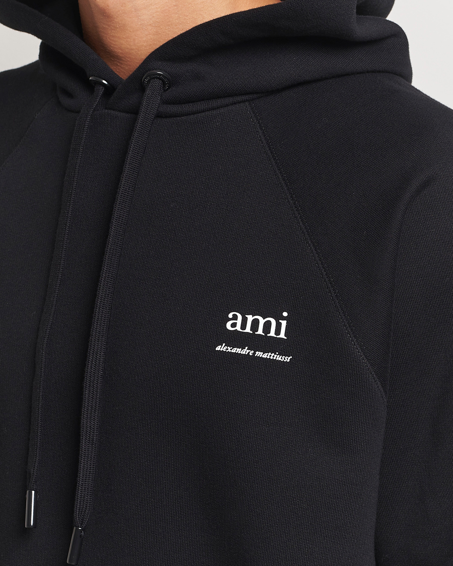 Uomini | Maglieria | AMI | Logo Hoodie Black