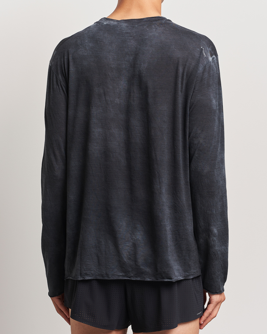 Uomini | T-shirt | Satisfy | CloudMerino Long Sleeve T-Shirt Sun Bleached Black