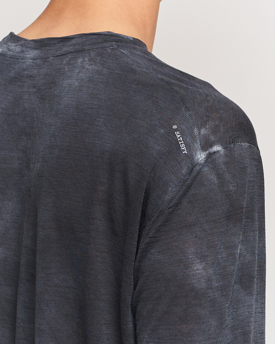 Uomini | T-shirt | Satisfy | CloudMerino Long Sleeve T-Shirt Sun Bleached Black