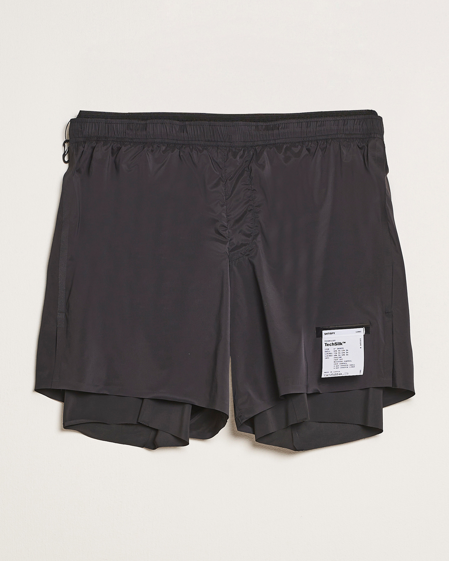 Uomini | Pantaloncini | Satisfy | TechSilk 8 Inch Shorts Black
