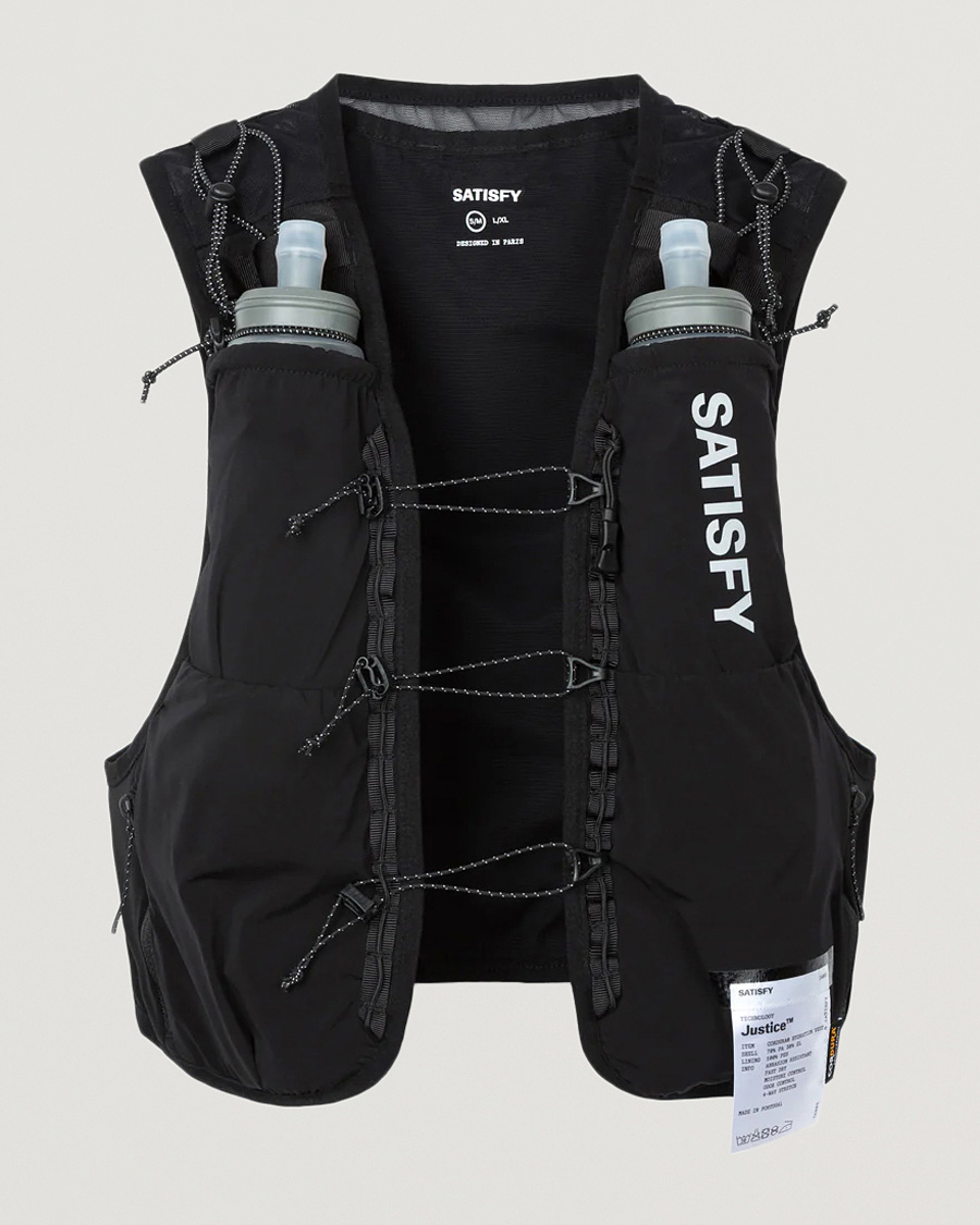 Uomini | Satisfy Justice Cordura Hydration Vest Black | Satisfy | Justice Cordura Hydration Vest Black