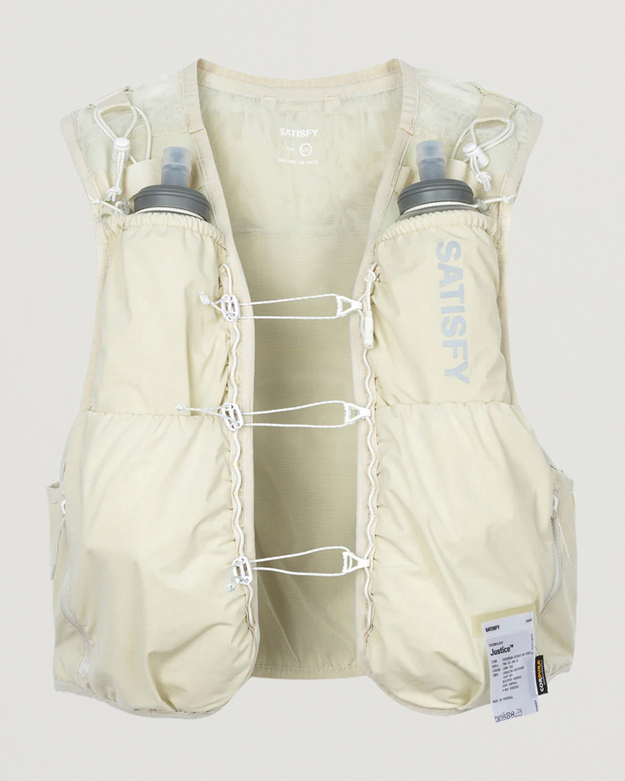 Uomini | Satisfy Justice Cordura Hydration Vest Mineral Off White | Satisfy | Justice Cordura Hydration Vest Mineral Off White