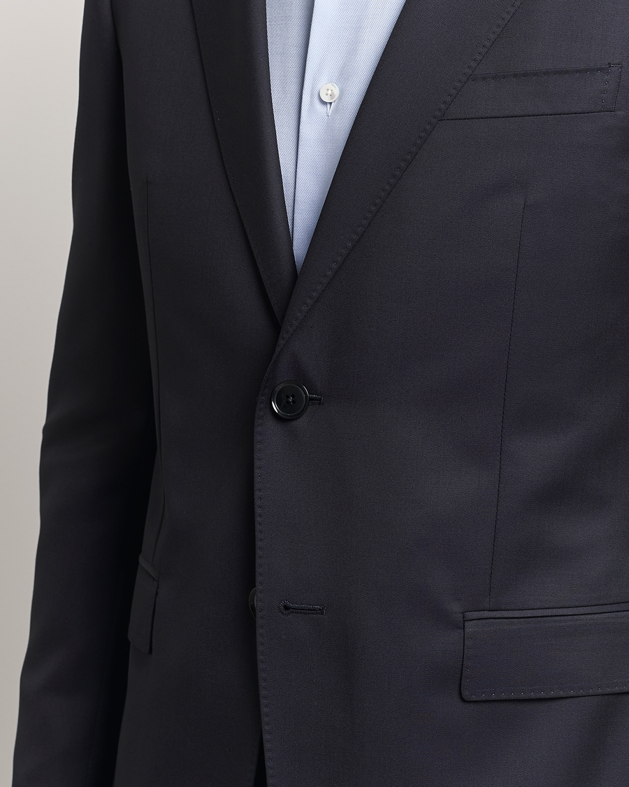 Uomini | Abiti | Zegna | Tailored Wool Suit Midnight