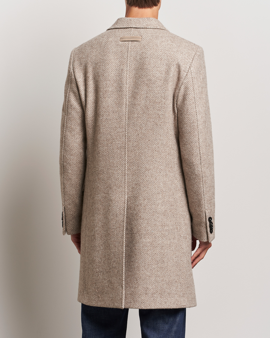 Uomini | Giacche | Zegna | Wool/Cashmere Double Breasted Coat Beige