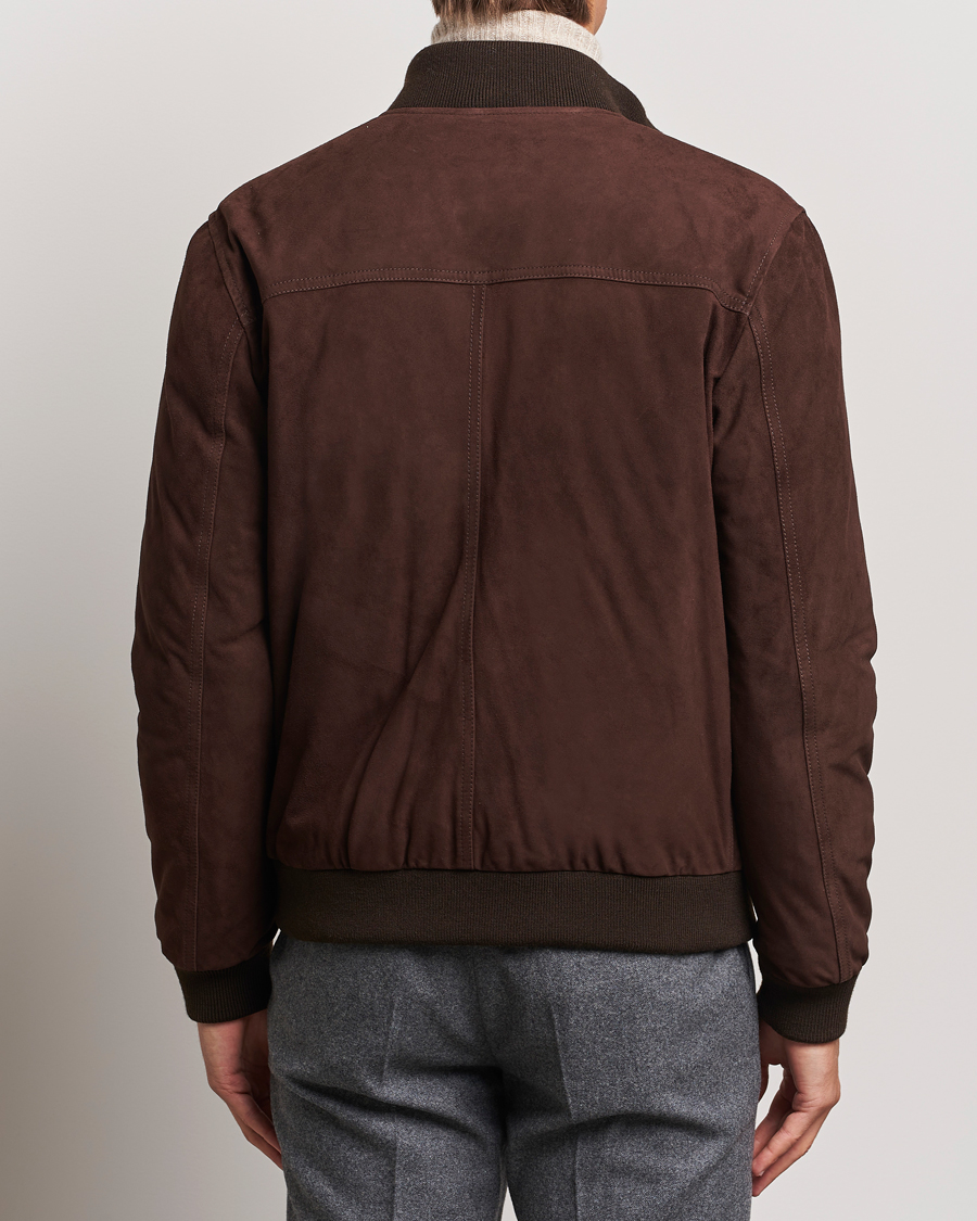 Uomini | Giacche | Valstar | Goose Down Valstarino Dark Brown Suede