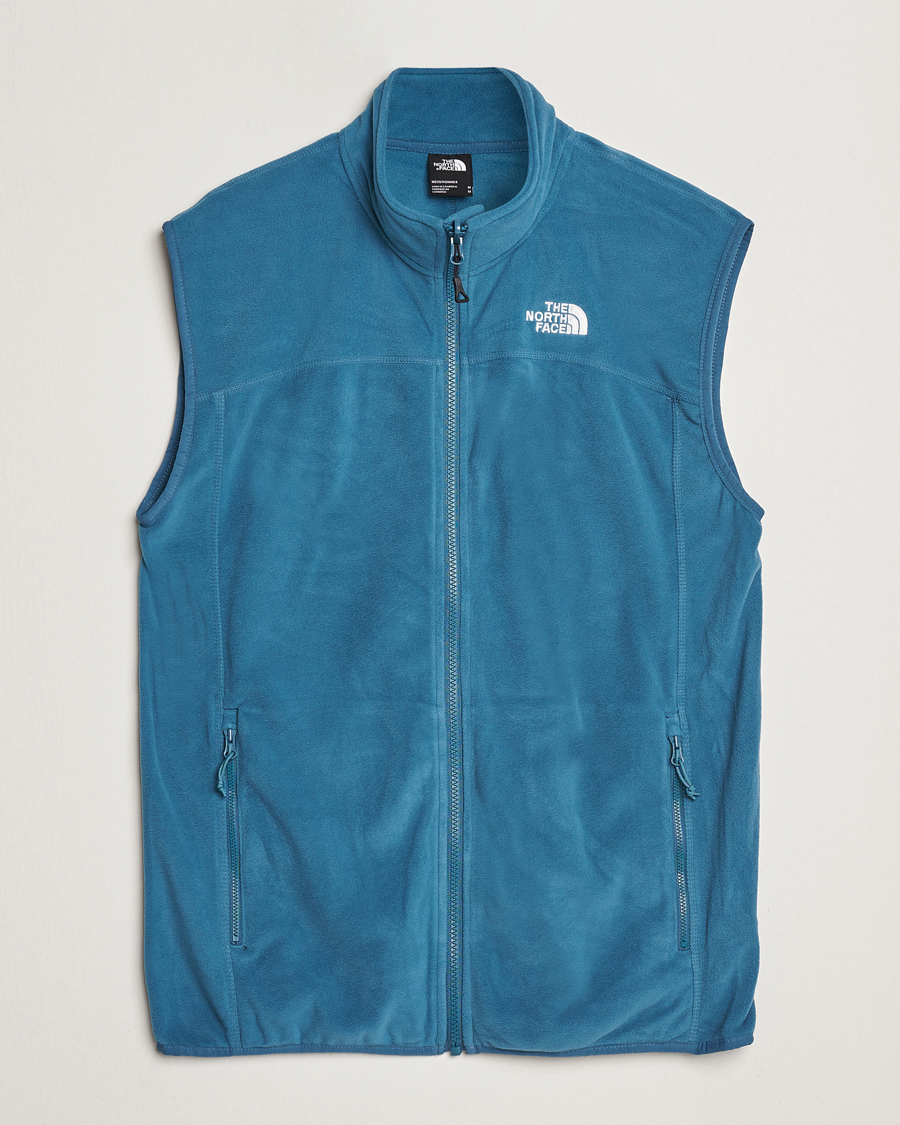 Uomini | Gilet | The North Face | 100 Glacier Fleece Vest Midnight Petrol