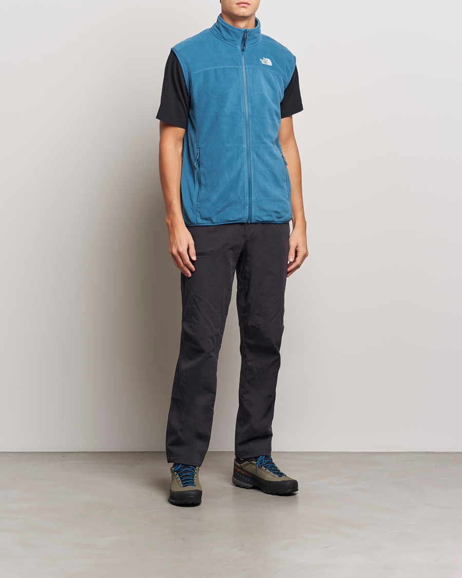 Uomini | Gilet | The North Face | 100 Glacier Fleece Vest Midnight Petrol