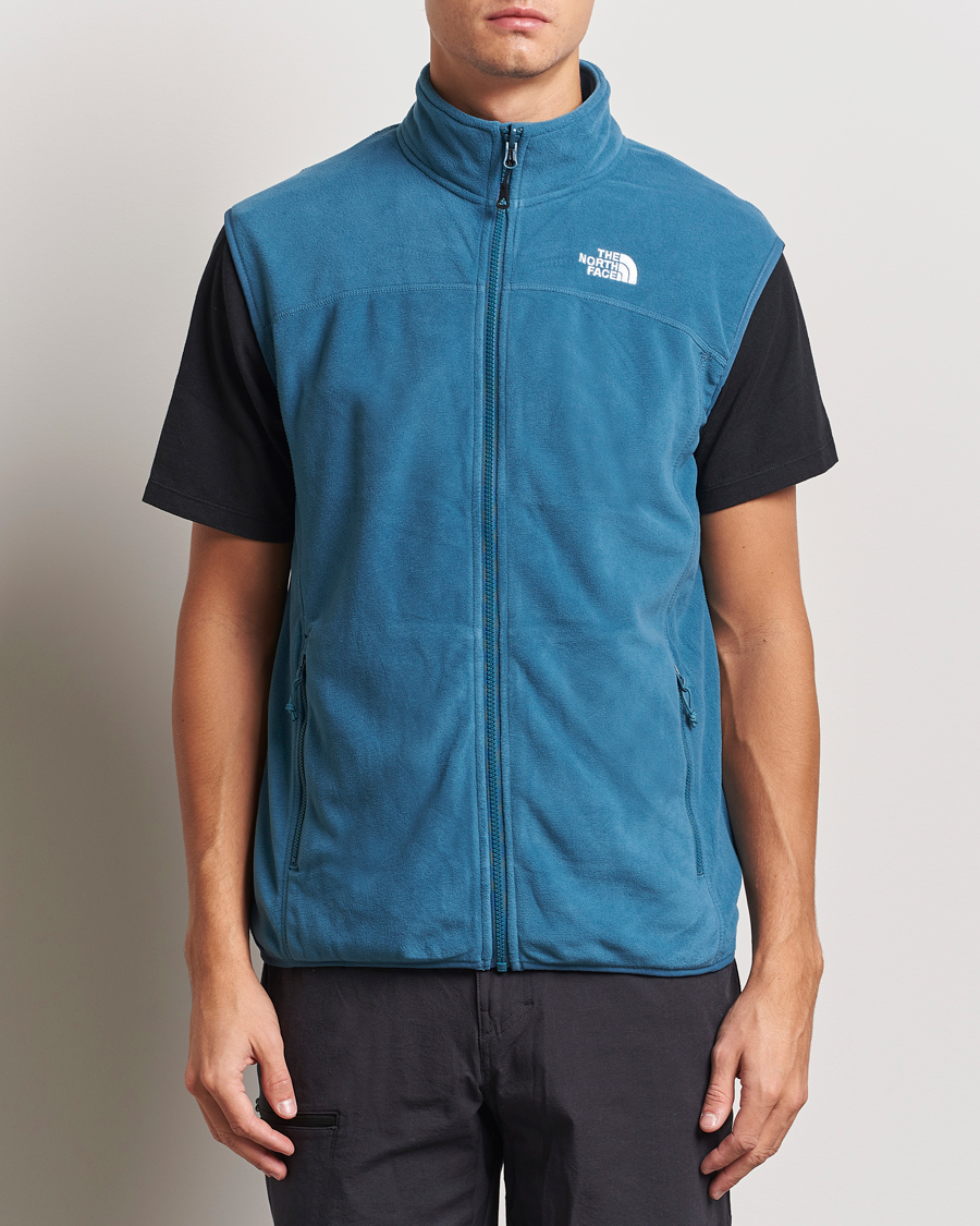 Uomini | Gilet | The North Face | 100 Glacier Fleece Vest Midnight Petrol
