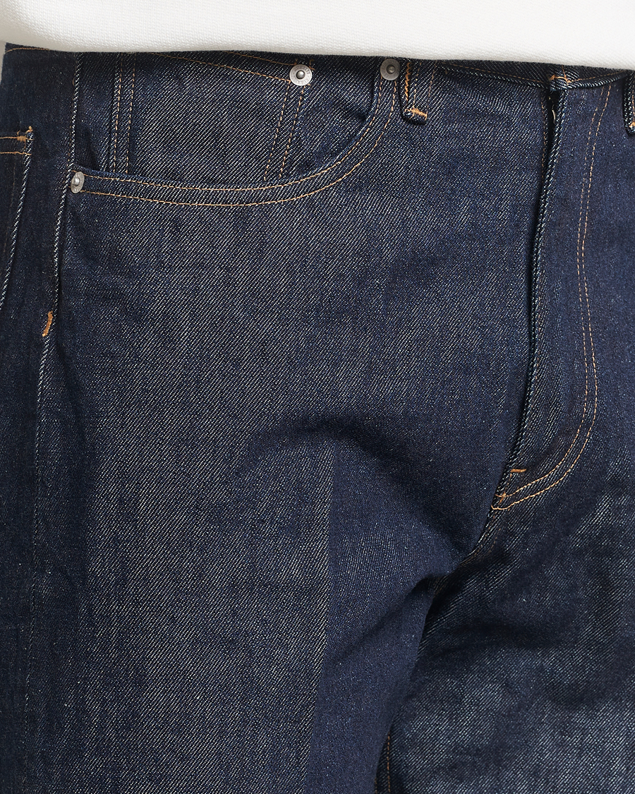 Uomini | Jeans | Auralee | Regular Fit Denim Pants Dark Indigo