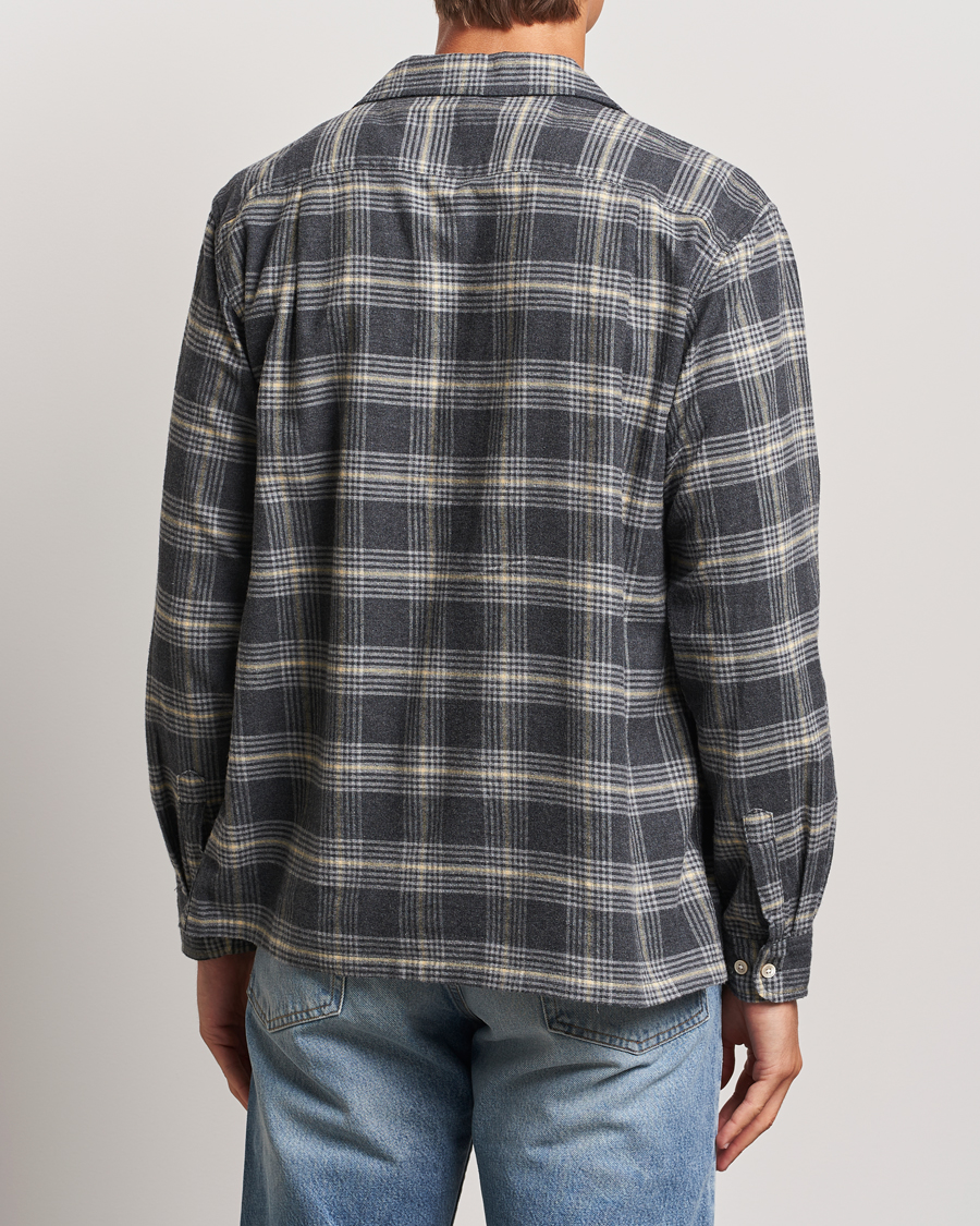 Uomini | Camicie | Sunflower | Flannel Pocket Shirt Grey Check