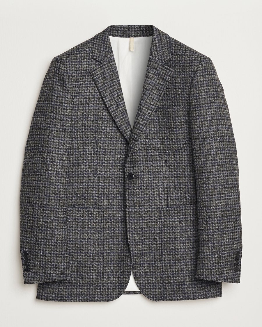 Uomini | Blazers | Sunflower | Tweed Blazer Grey Check