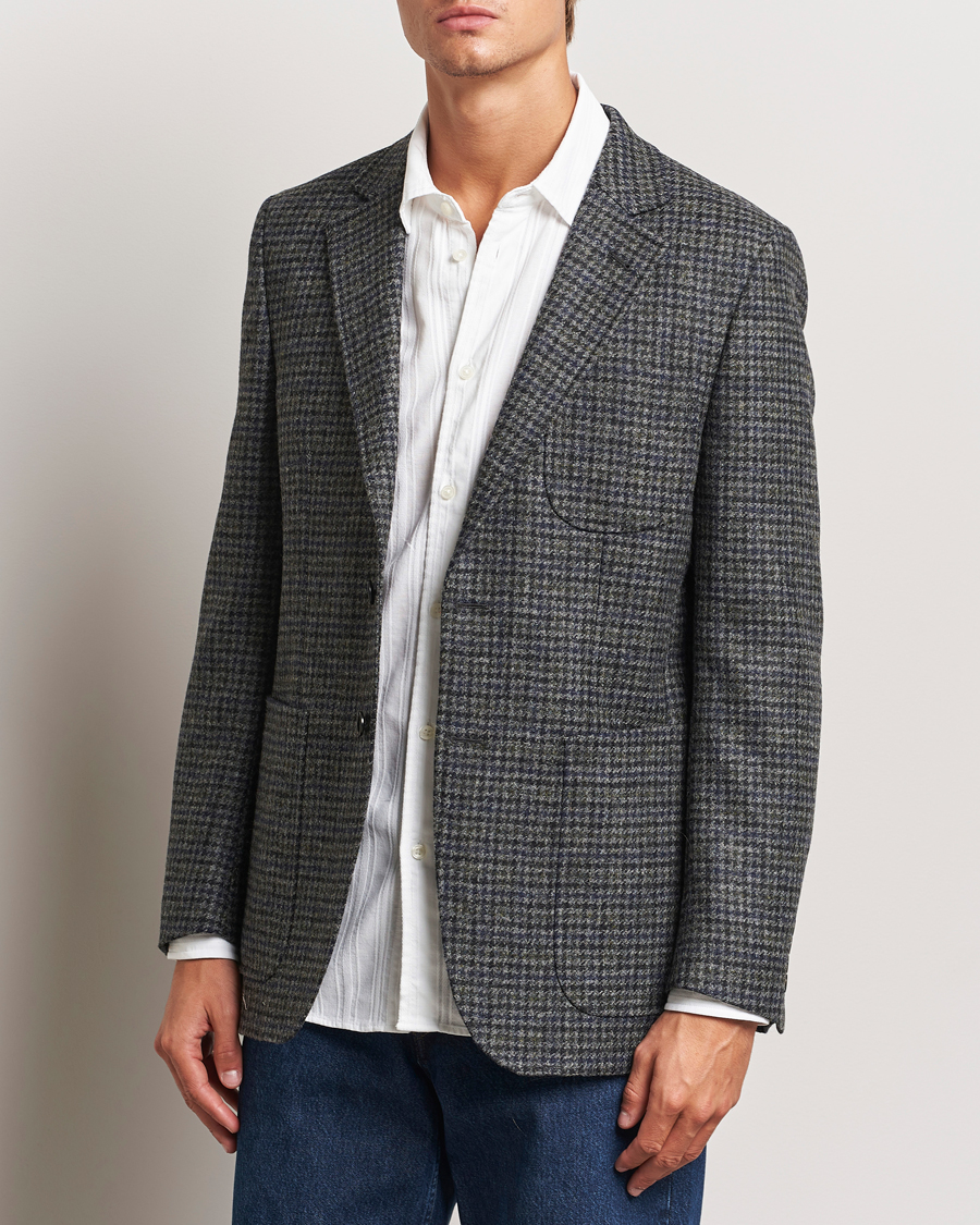Uomini | Blazers | Sunflower | Tweed Blazer Grey Check