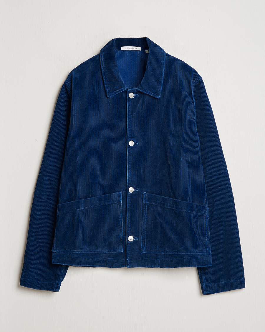 Uomini | Giacche | Sunflower | Corduroy Worker Jacket Indigo