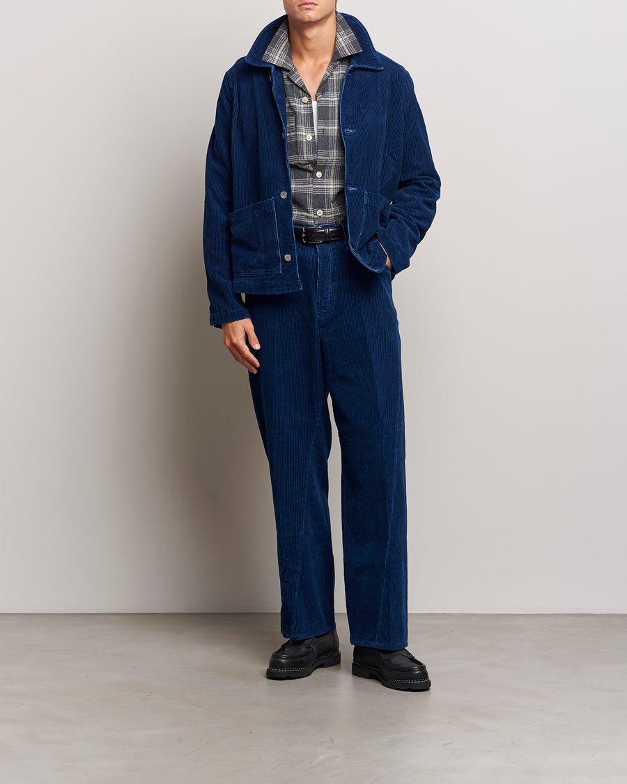 Uomini | Giacche | Sunflower | Corduroy Worker Jacket Indigo