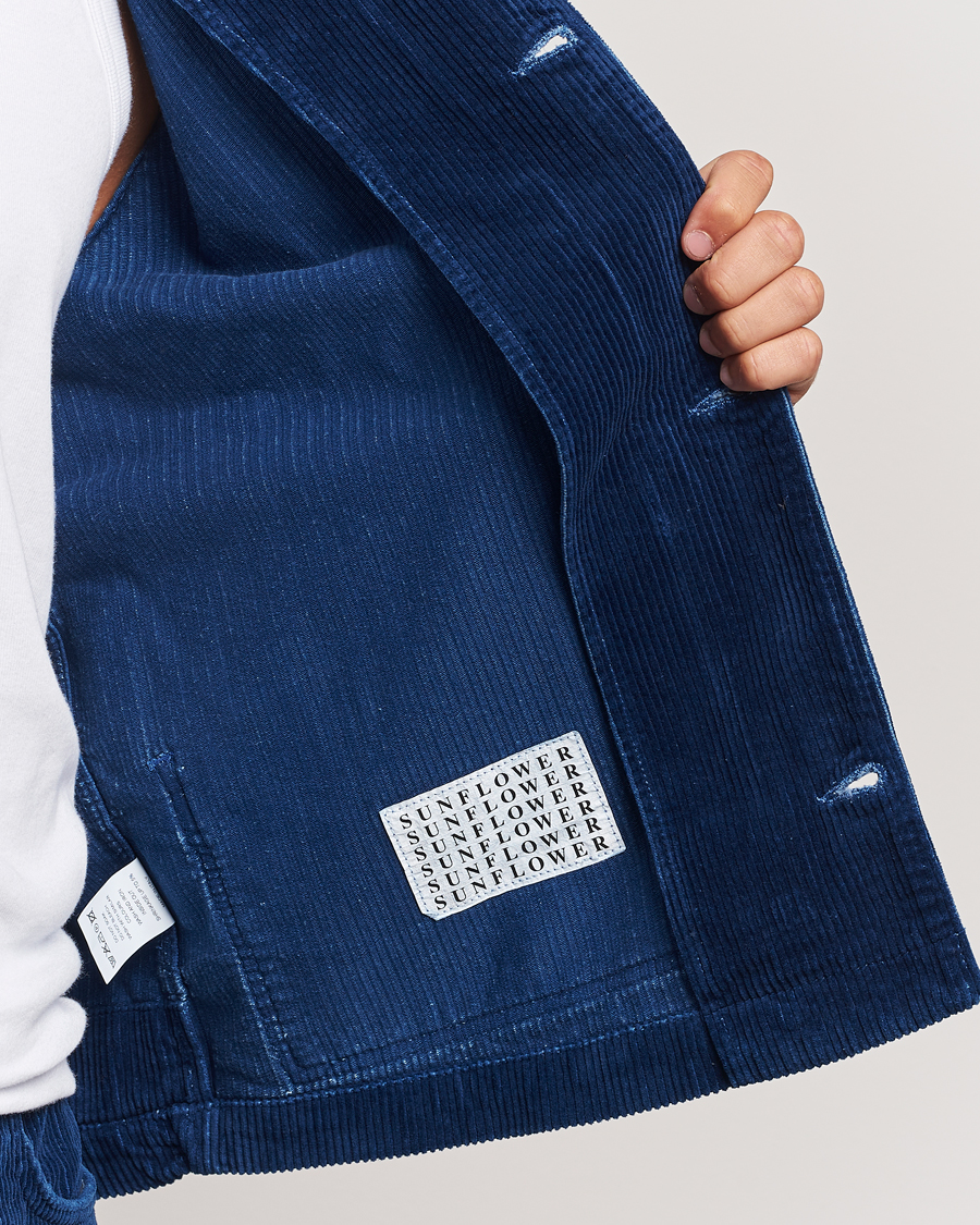 Uomini | Giacche | Sunflower | Corduroy Worker Jacket Indigo