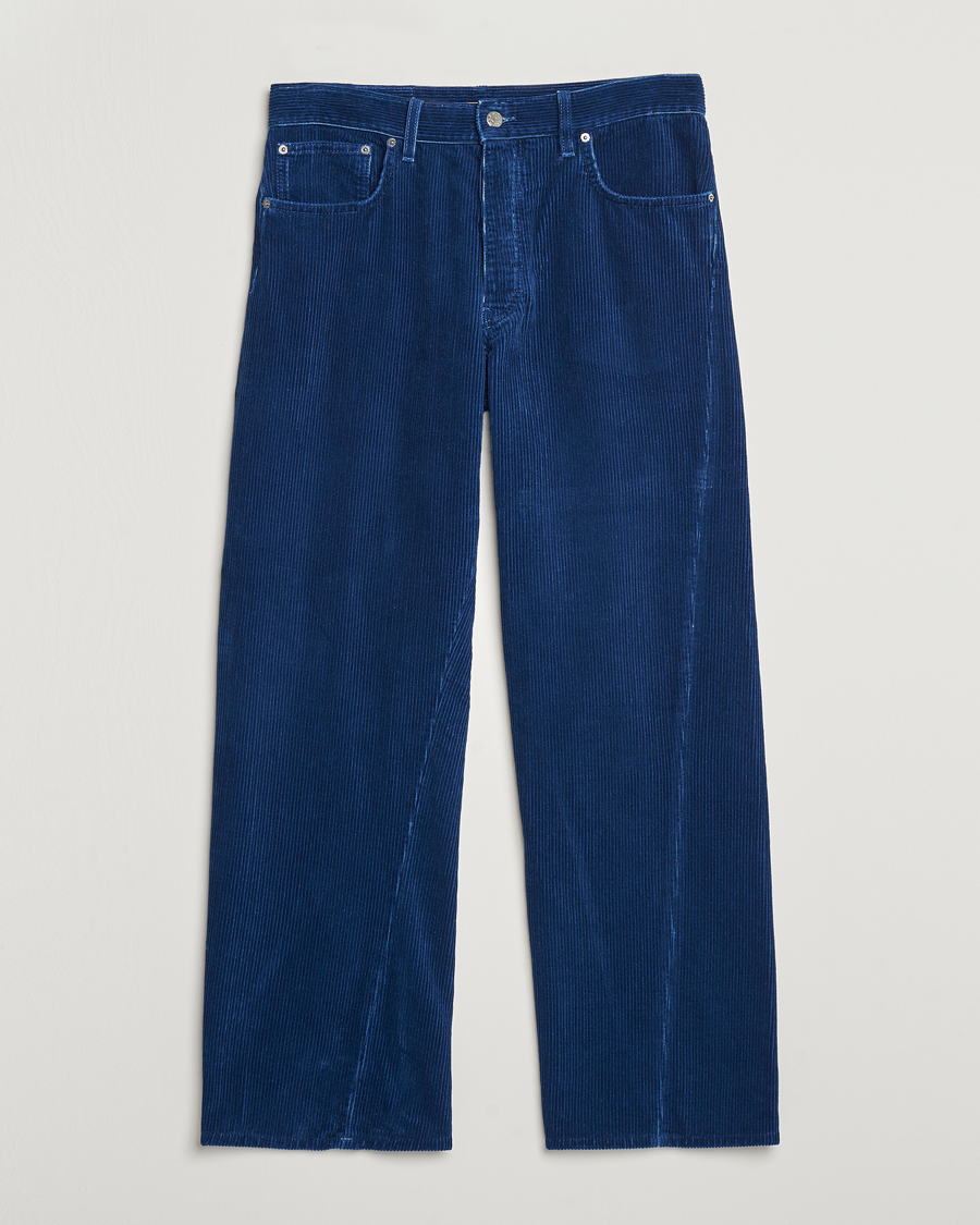 Uomini | Pantaloni | Sunflower | Wide Twist Corduroy Pants Indigo