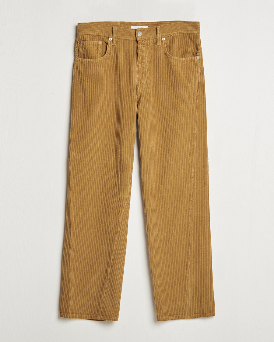 Uomini | Pantaloni | Sunflower | Wide Twist Corduroy Pants Ochre