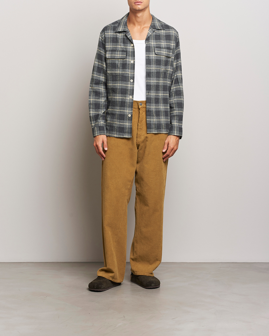 Uomini | Pantaloni | Sunflower | Wide Twist Corduroy Pants Ochre