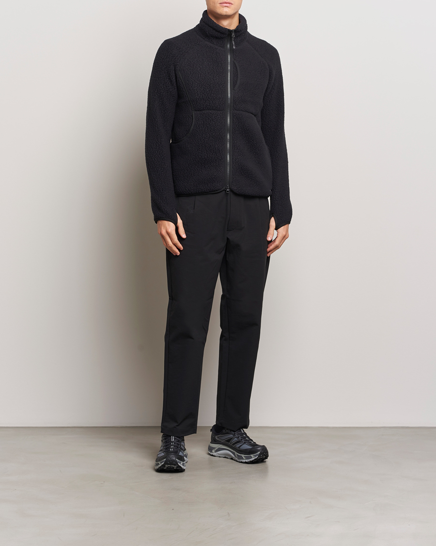 Uomini | Maglieria | Snow Peak | Thermal Boa Fleece Jacket Black