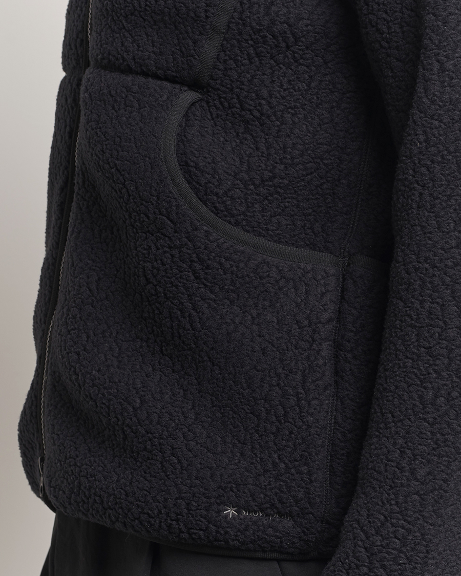 Uomini | Maglieria | Snow Peak | Thermal Boa Fleece Jacket Black