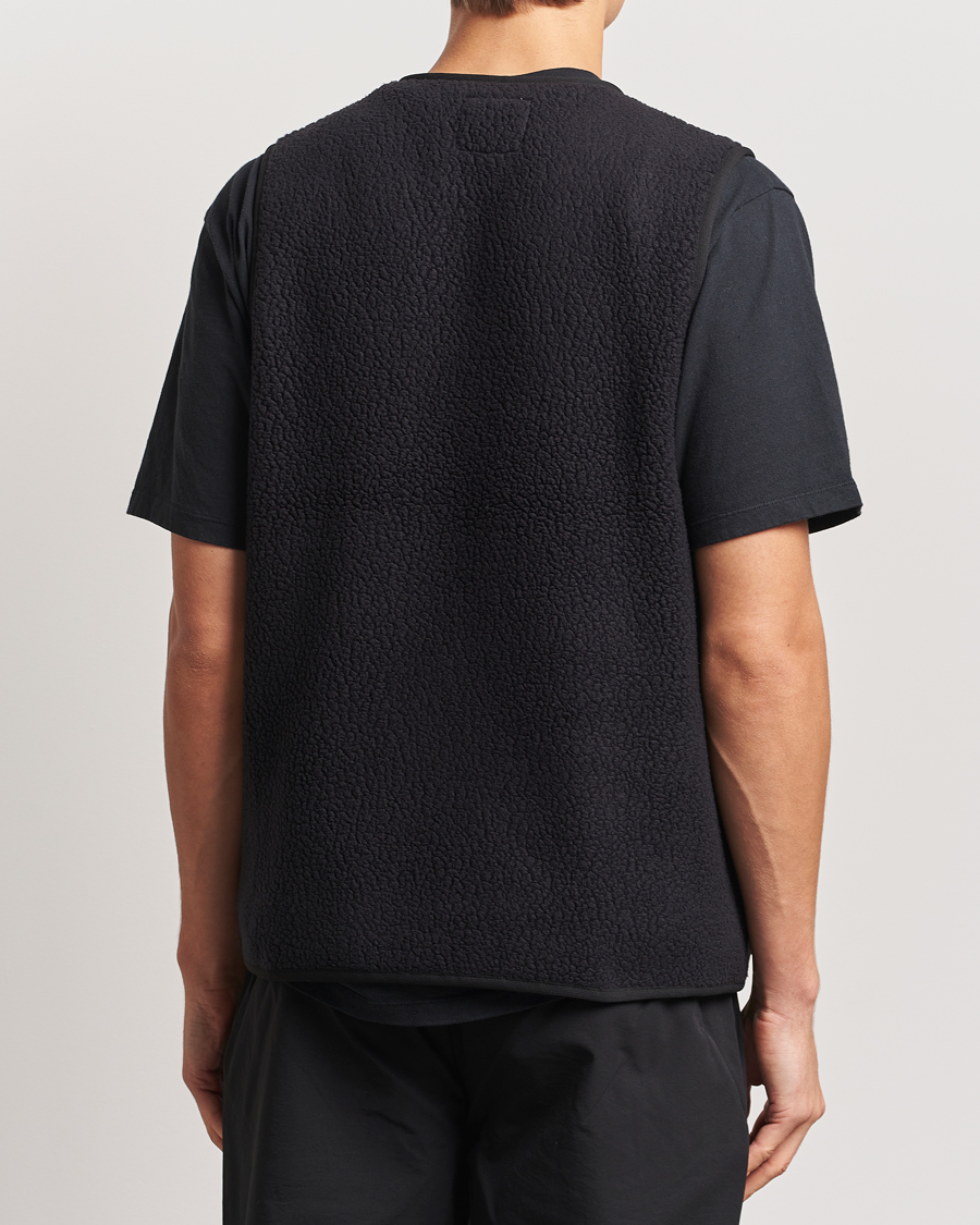 Uomini | Gilet | Snow Peak | Thermal Boa Fleece Vest Black
