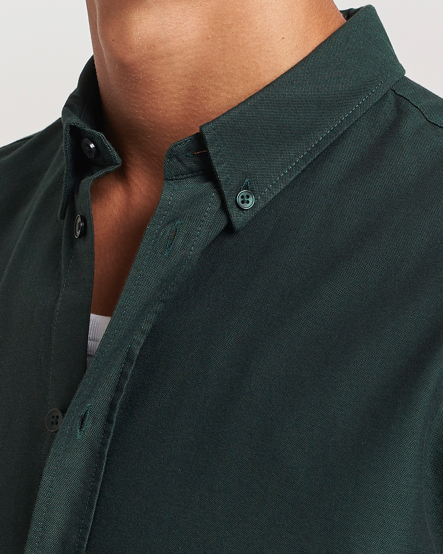 Uomini | Camicie | Samsøe Samsøe | Saliam Oxford Shirt Darkest Spruce