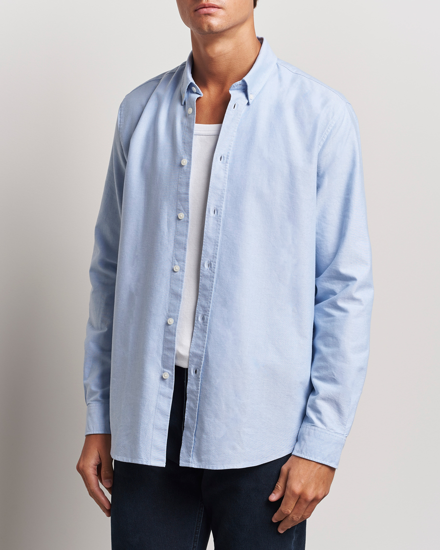 Uomini | Camicie | Samsøe Samsøe | Saliam Oxford Shirt Oxford Blue